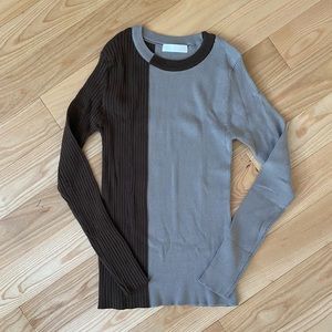 Colorblock Round Top